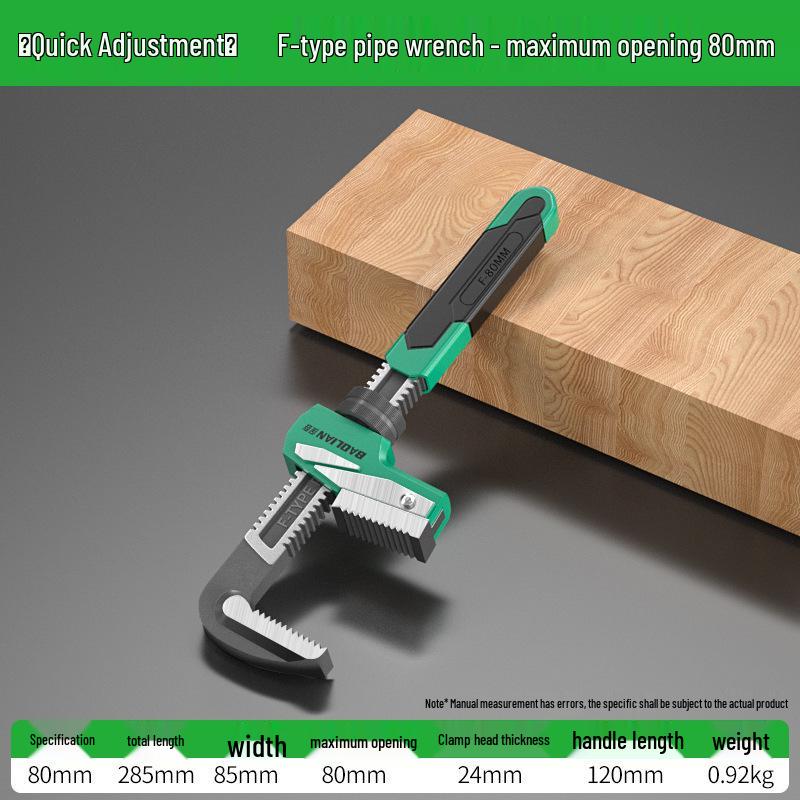 Baolian Multifunctional F-Type Pipe Wrench with Large Opening
Baolian Multifunctional F-Type Pipe Wrench with Large Opening