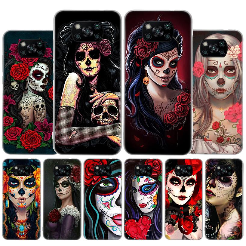 Catrina Beautiful Rose Girl Skull Cover Phone Case For Xiaomi Poco X3 GT X4 NFC M4 Pro M3 M2 F3 F2 F1 Mi Note 10 A3 A2 Lite A1 C
Catrina Beautiful Rose Girl Skull Cover Phone Case For Xiaomi Poco X3 GT X4 NFC M4 Pro M3 M2 F3 F2 F1 Mi Note 10 A3 A2 Lite A1 C
