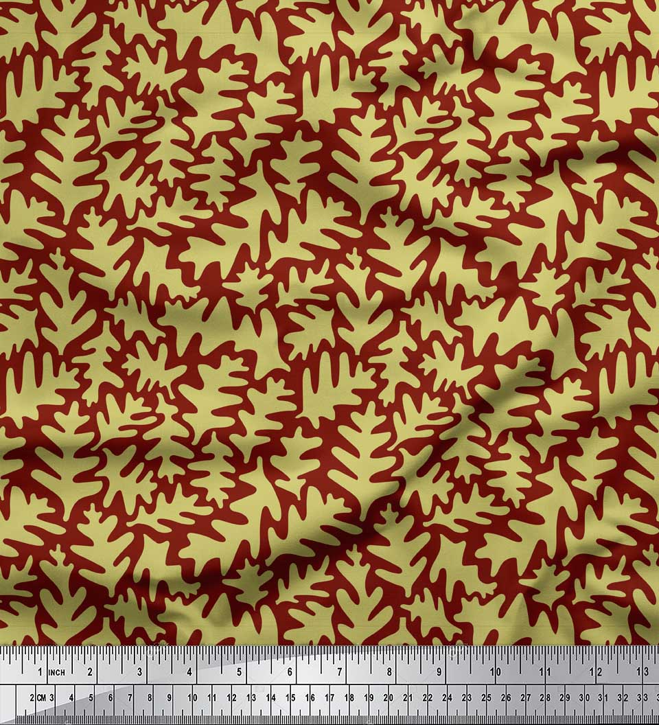 Soimoi Red Japan Crepe Satin Fabric Leaves Leaves Print Fabric by metre 42 Inch 42 Inch Wide - Poly Georgette червоний
Soimoi Red Japan Crepe Satin Fabric Leaves Leaves Print Fabric by metre 42 Inch 42 Inch Wide - Poly Georgette червоний