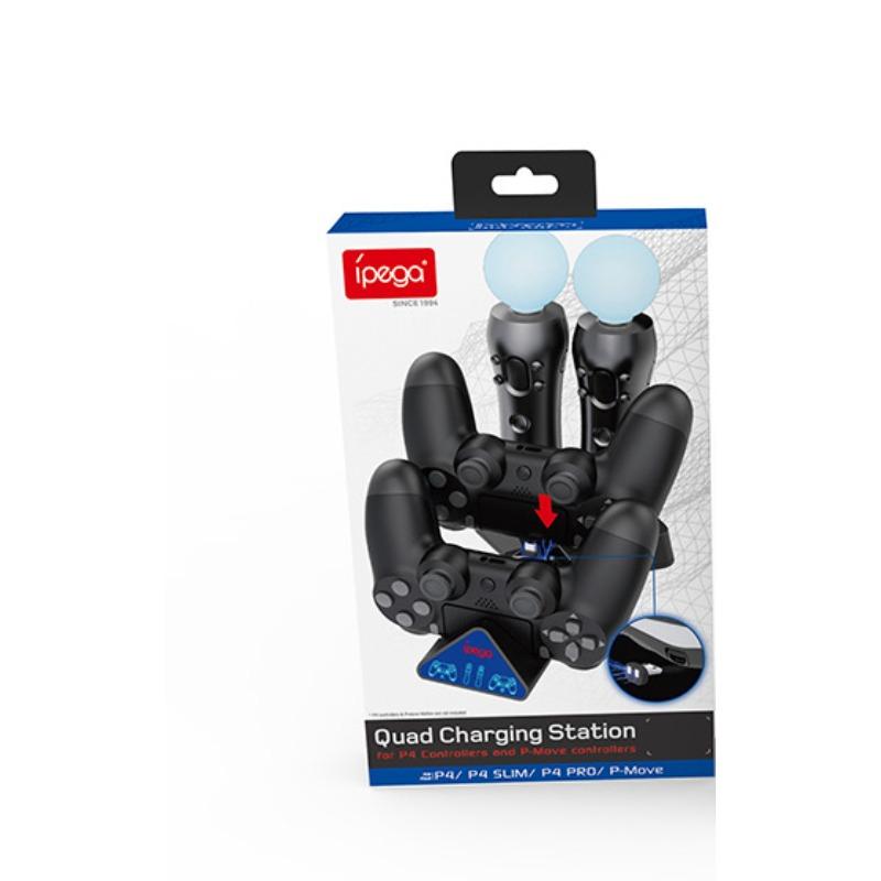 PG-P4011 PS4/Move Controller Charge Station 4 в 1 Point-Contact Fast Charge Base Замена для PS4/PS4 Slim/PS4 PRO/PS4-Move 21.5*13.1*3.5cm чёрный
PG-P4011 PS4/Move Controller Charge Station 4 в 1 Point-Contact Fast Charge Base Замена для PS4/PS4 Slim/PS4 PRO/PS4-Move 21.5*13.1*3.5cm чёрный