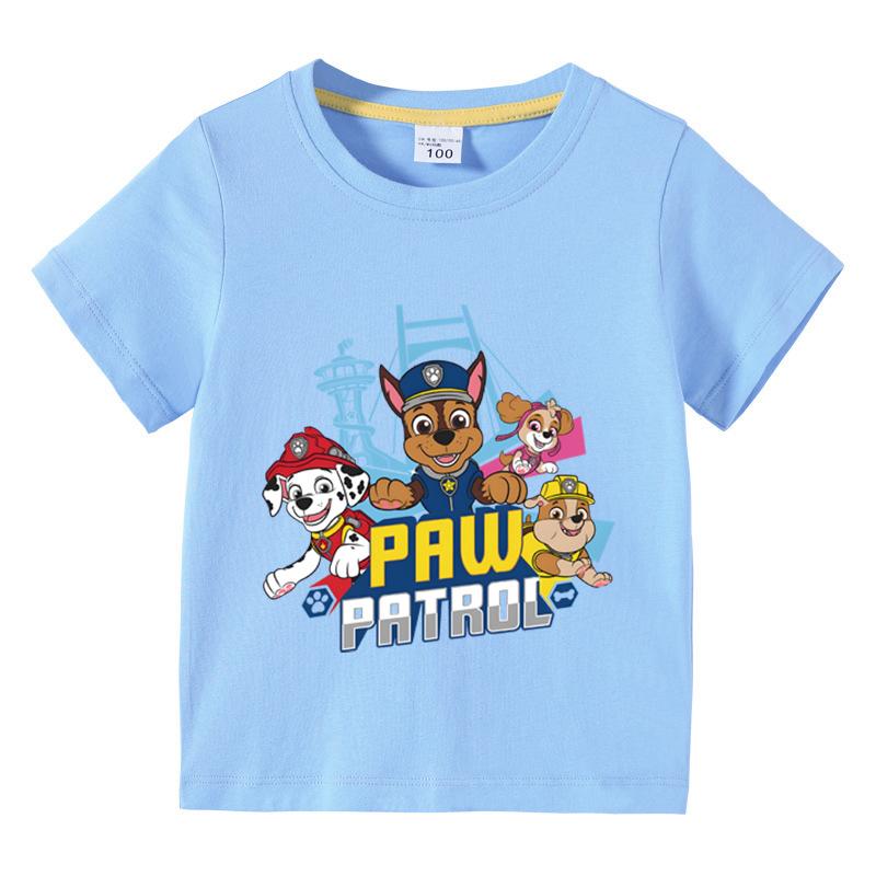 Paw Patrol Kids Clothing Tees Summer Printed Cartoon Fashion Short Sleeve Boys T-shirt Popular Design Children s Tshirt Crewneck 130
Paw Patrol Kids Clothing Tees Summer Printed Cartoon Fashion Short Sleeve Boys T-shirt Popular Design Children s Tshirt Crewneck 130