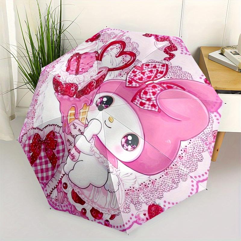 My Melody,Kawaii Automatic Folding Umbrella Simple 8 Rib Design, Bright Cartoon Pattern, Durable Iron Frame, Suitable For Travel, Outdoor, B
My Melody,Kawaii Automatic Folding Umbrella Simple 8 Rib Design, Bright Cartoon Pattern, Durable Iron Frame, Suitable For Travel, Outdoor, B
