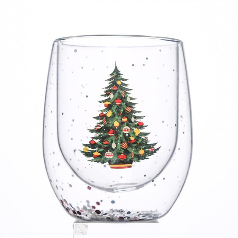 Рождественская стеклянная кружка с двойными стенками, термостойкая кружка для воды с рисунком рождественской елки, снеговика, сока, чая, молока, кофе, рождественский подарок
Рождественская стеклянная кружка с двойными стенками, термостойкая кружка для воды с рисунком рождественской елки, снеговика, сока, чая, молока, кофе, рождественский подарок