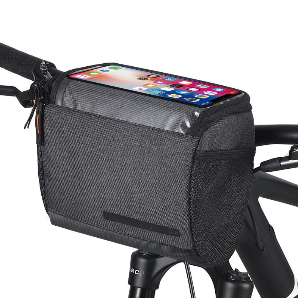Bike Handlebar Bag 4.5L Front Bag Pack Thermal Insulation and Cold Storage Bag Phone Bag with Touch
Bike Handlebar Bag 4.5L Front Bag Pack Thermal Insulation and Cold Storage Bag Phone Bag with Touch