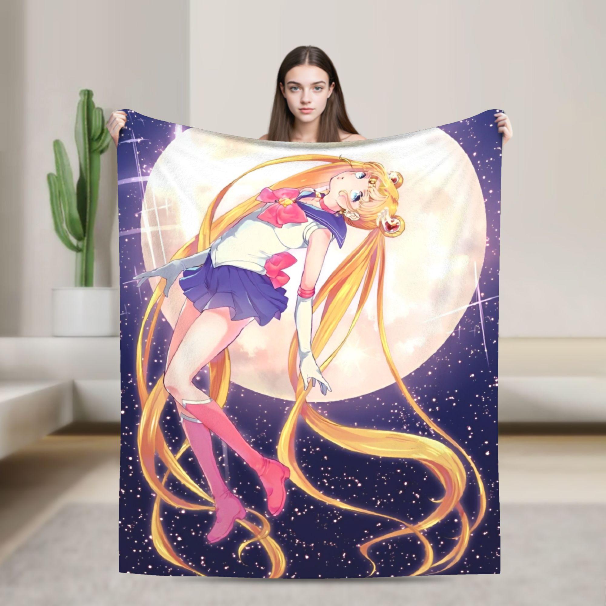 S-Sailor M-Moon Anime Blanket Camping Flannel Bedding Throws For Living Room Warm Soft Design Quality Bedspread Gift 75x90cm
S-Sailor M-Moon Anime Blanket Camping Flannel Bedding Throws For Living Room Warm Soft Design Quality Bedspread Gift 75x90cm