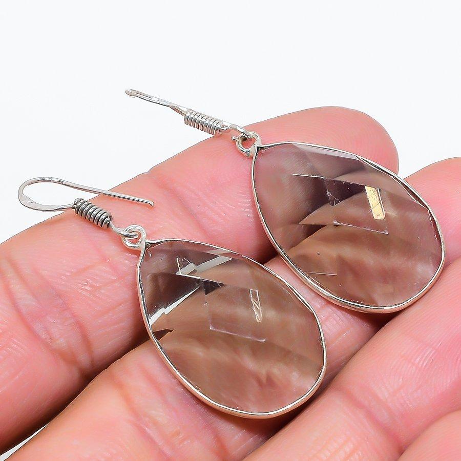 Green Amethyst Gemstone Handmade 925 Sterling Silver Jewelry Earring 1.93 GK-6181
Green Amethyst Gemstone Handmade 925 Sterling Silver Jewelry Earring 1.93 GK-6181