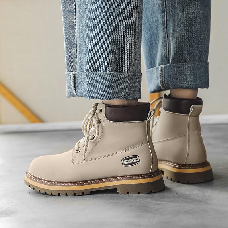 2025 autumn and winter new men s tooling boots short boots British style thick-soled medium tube big yellow boots couple Martin boots 44 абрикосовий
2025 autumn and winter new men s tooling boots short boots British style thick-soled medium tube big yellow boots couple Martin boots 44 абрикосовий