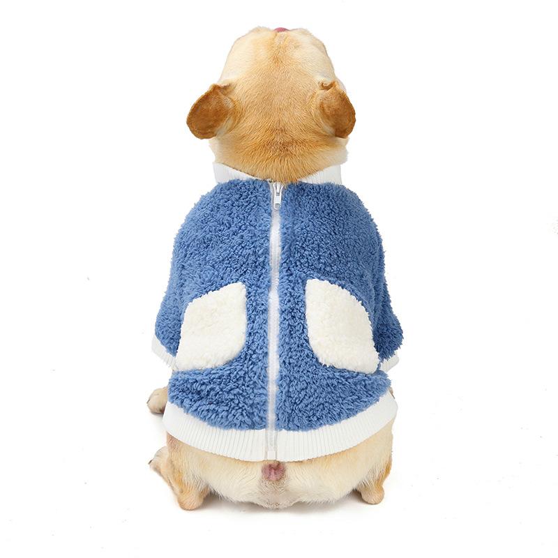 Autumn and winter pet clothes new thickened velvet bubble clothes zipper design three-color optional dog cotton-padded clothes S синий
Autumn and winter pet clothes new thickened velvet bubble clothes zipper design three-color optional dog cotton-padded clothes S синий