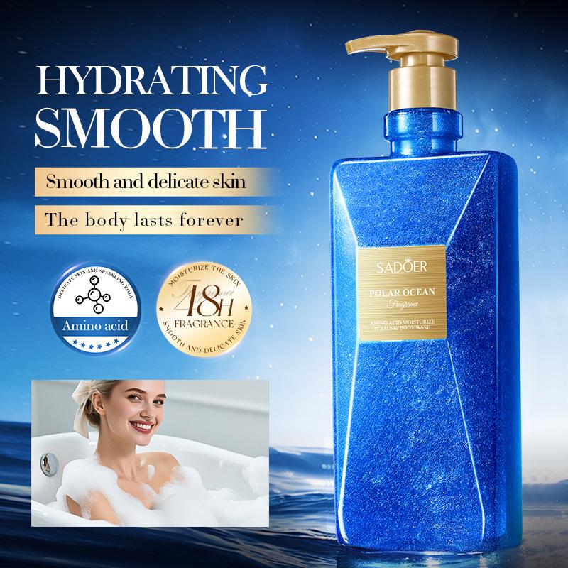 Amino acid moisturizing perfume body wash, cleansing body wash. Polar Ocean
Amino acid moisturizing perfume body wash, cleansing body wash. Polar Ocean