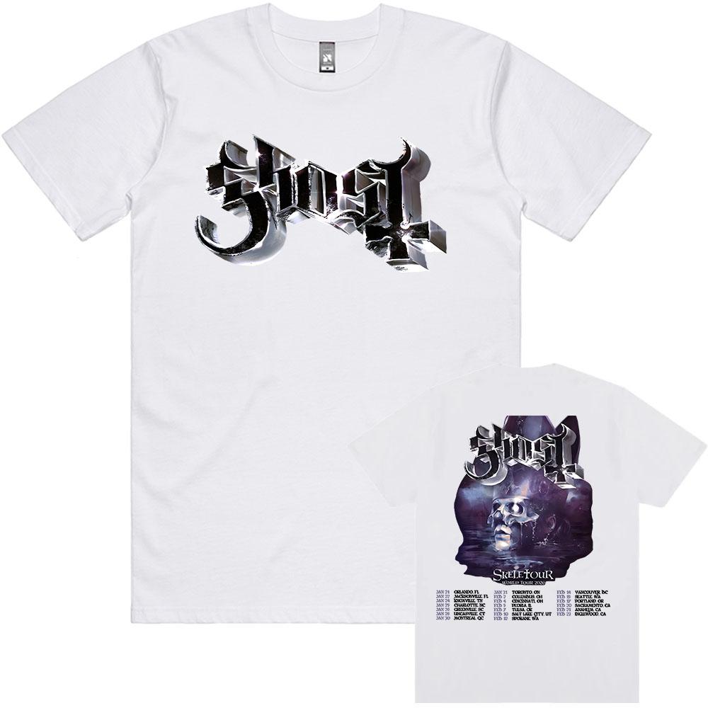 Футболки Ghost Skeletour World Tour 2026 Футболки Вуличні футболки Американський рок-гурт Бавовна Короткий рукав Вільні Чоловічі футболки Графічні топи XL
Футболки Ghost Skeletour World Tour 2026 Футболки Вуличні футболки Американський рок-гурт Бавовна Короткий рукав Вільні Чоловічі футболки Графічні топи XL