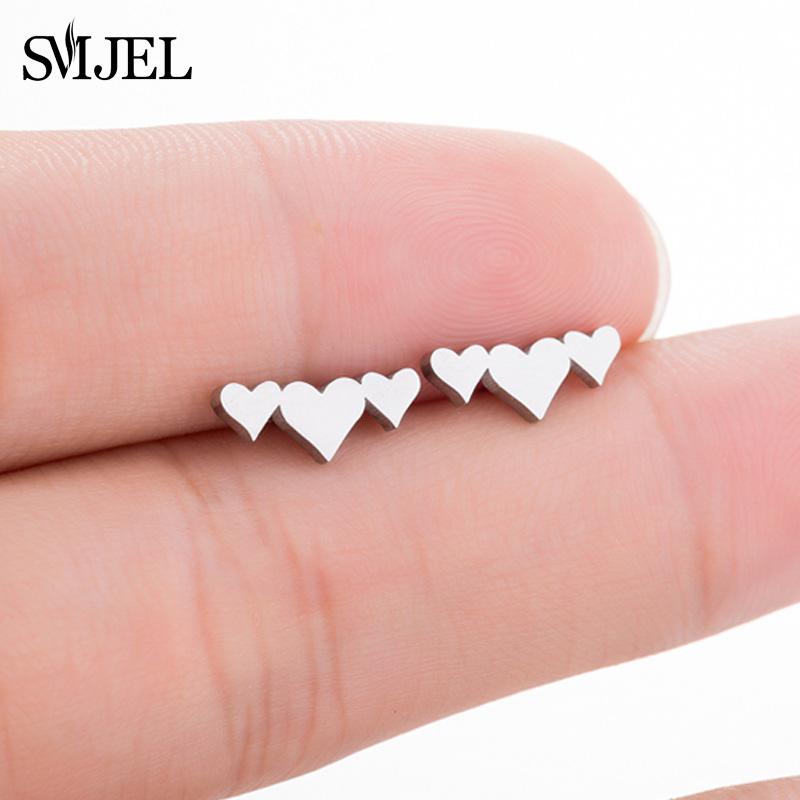 Punk Stainless Steel Stud Earrings for Women Men Small Black Fashion Puzzle Love Letter Paw Leaf Earings Bee Ear Pendientes Rose Gold Color
Punk Stainless Steel Stud Earrings for Women Men Small Black Fashion Puzzle Love Letter Paw Leaf Earings Bee Ear Pendientes Rose Gold Color