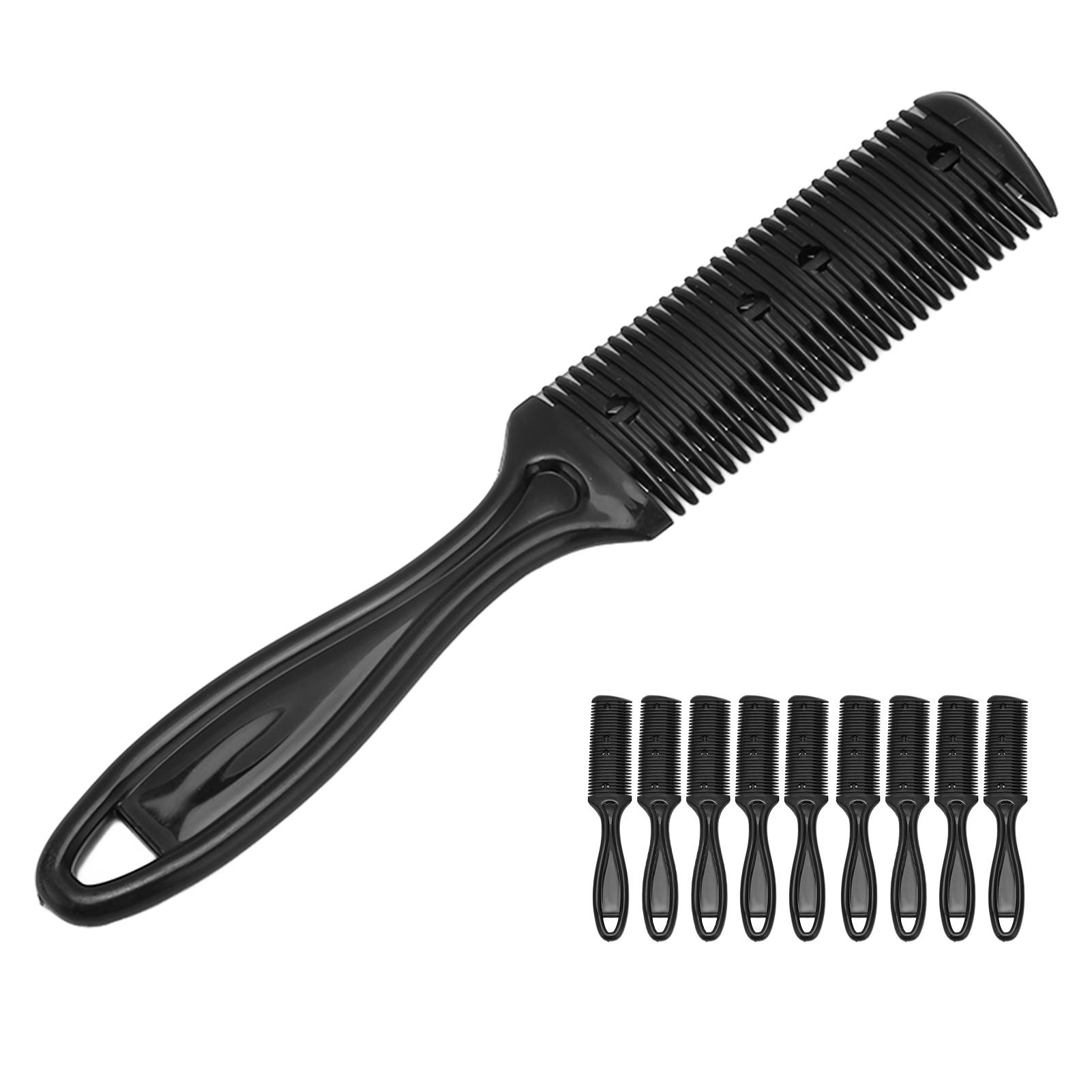 10pcs Hair Cutter Comb Trimming Styling Dual Side Cutting Comb with Blades for Thin and Thick Hair
10pcs Hair Cutter Comb Trimming Styling Dual Side Cutting Comb with Blades for Thin and Thick Hair