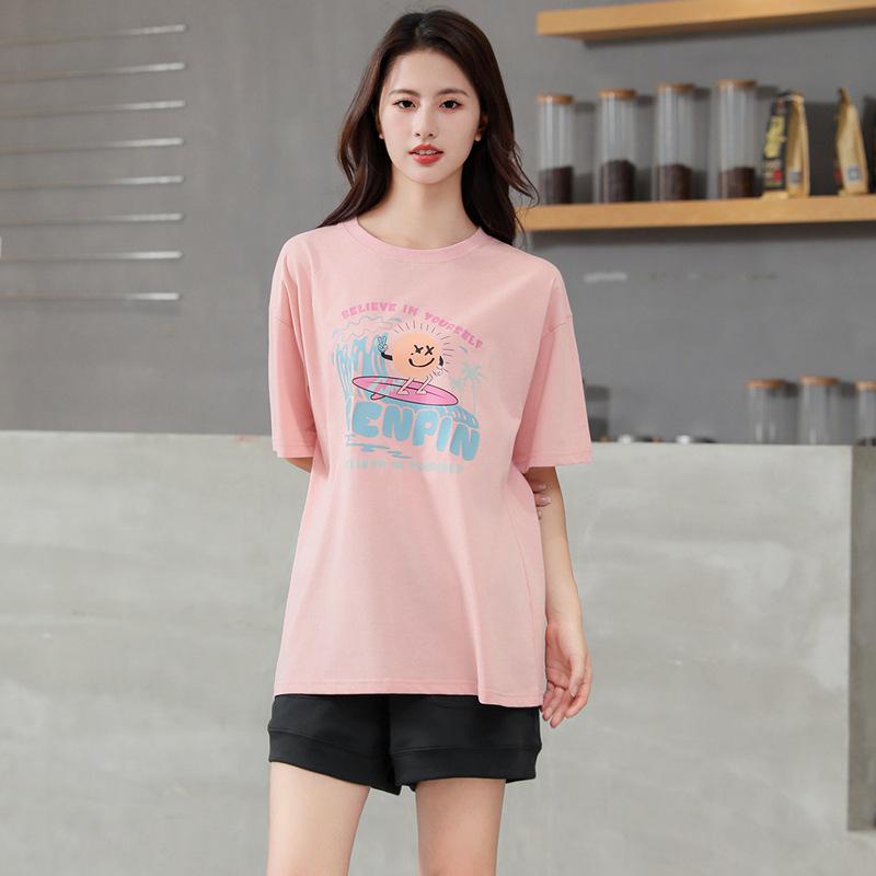 Модный женский летний комплект 2024 года из шорт с коротким рукавом свободного кроя: Универсальный гонконгский стиль M
Модный женский летний комплект 2024 года из шорт с коротким рукавом свободного кроя: Универсальный гонконгский стиль M