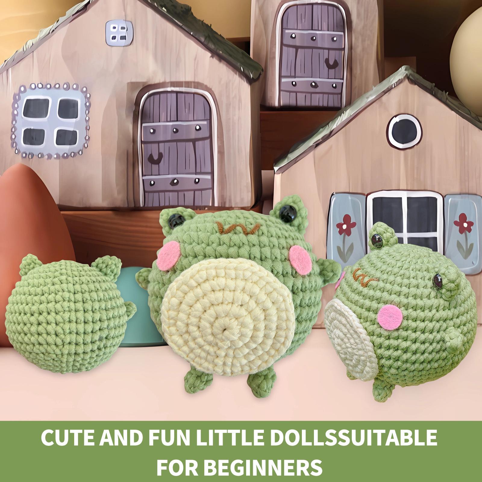 Cute Frog Doll Crochet Material Bag Diy Handmade Schoolbag Car Keychain Pendant Medium
Cute Frog Doll Crochet Material Bag Diy Handmade Schoolbag Car Keychain Pendant Medium