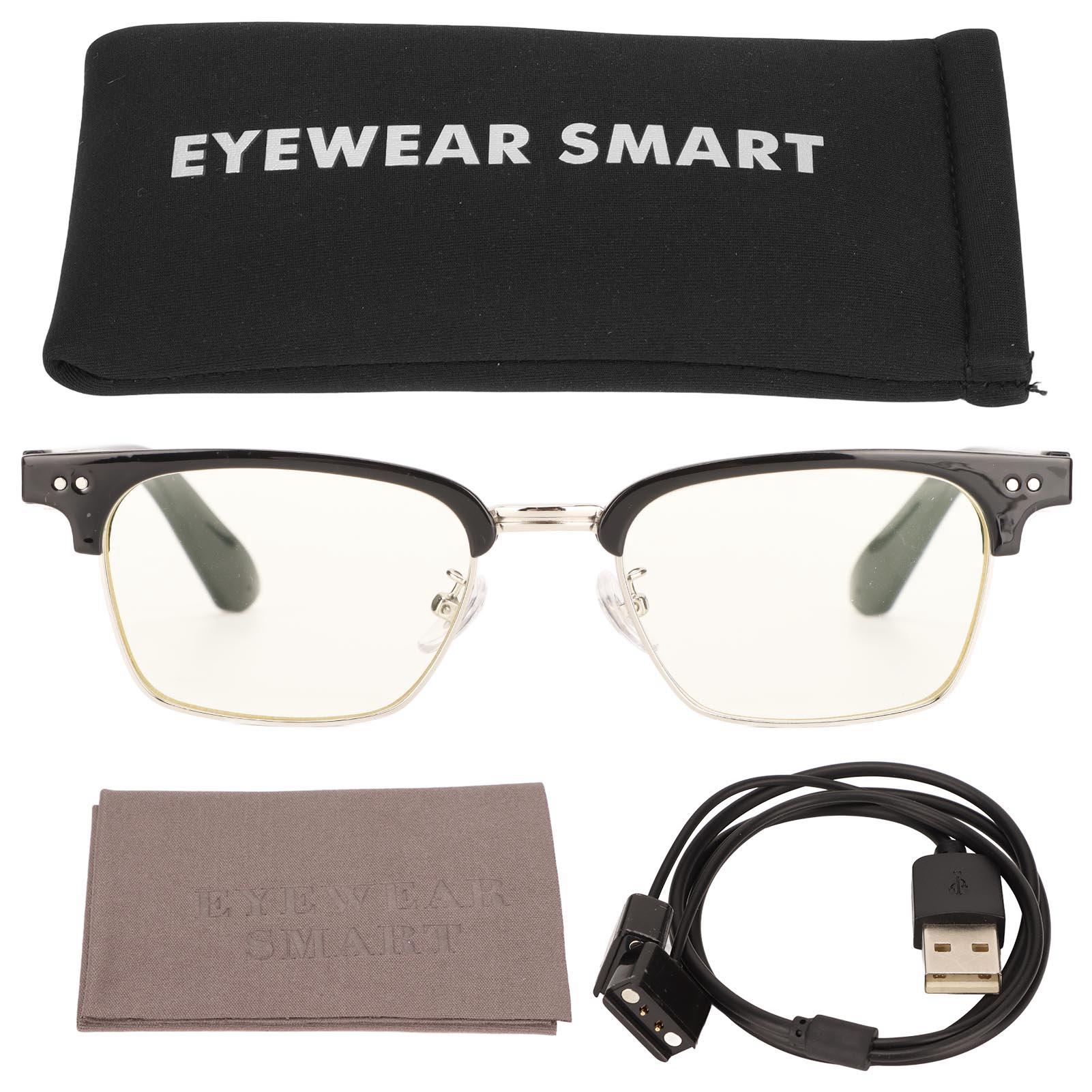 Smart Bluetooth Glasses Waterproof Blue Light Blocking Sound Glasses with Open Ear Headphone for
Smart Bluetooth Glasses Waterproof Blue Light Blocking Sound Glasses with Open Ear Headphone for