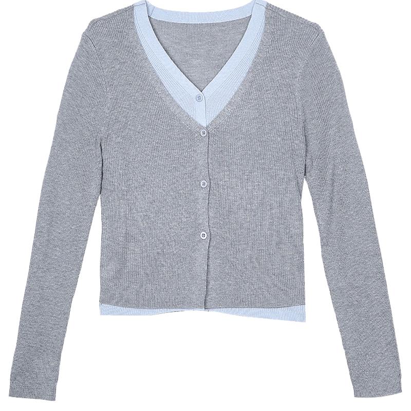 Betu Women s Color Block Faux Two-Piece V-Neck Knit Sweater M
Betu Women s Color Block Faux Two-Piece V-Neck Knit Sweater M