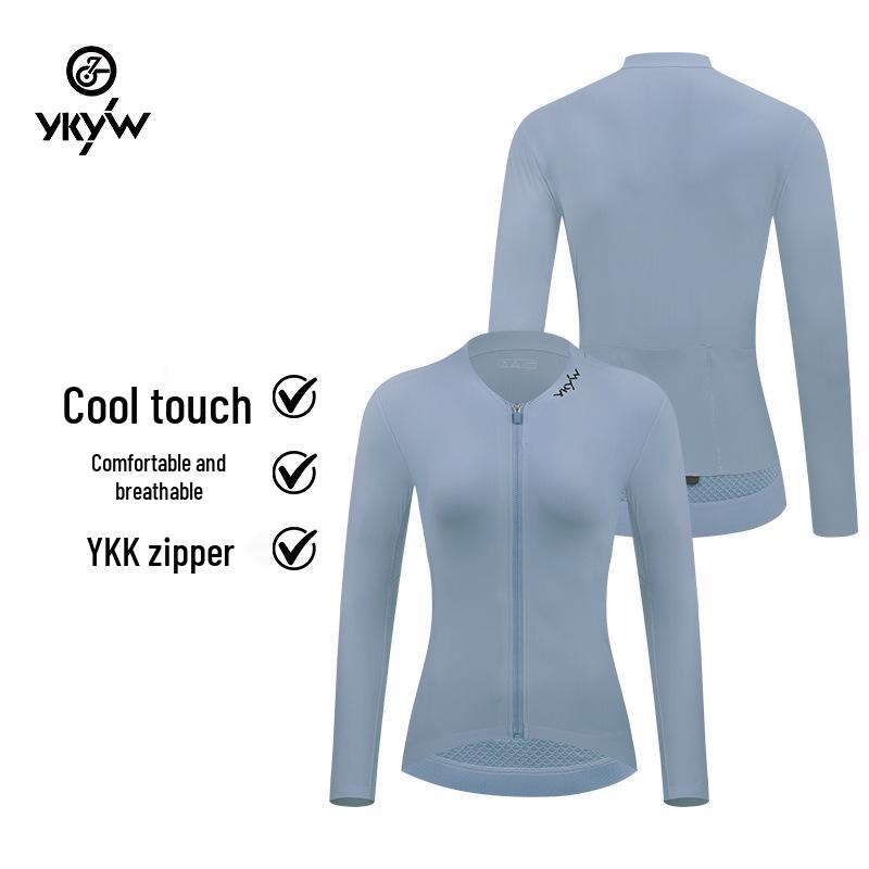 YKYWBIKE Women s Long Sleeve Cycling Jersey - Lightweight, Breathable, Solid Color for Spring/Summer XXL
YKYWBIKE Women s Long Sleeve Cycling Jersey - Lightweight, Breathable, Solid Color for Spring/Summer XXL