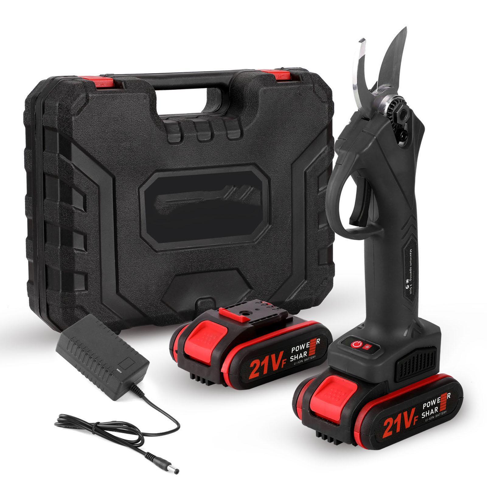 Акумуляторний електричний секатор на 21 В Ефективний різак для обрізки гілок фруктових дерев бонсай EU Plug чорний
Акумуляторний електричний секатор на 21 В Ефективний різак для обрізки гілок фруктових дерев бонсай EU Plug чорний