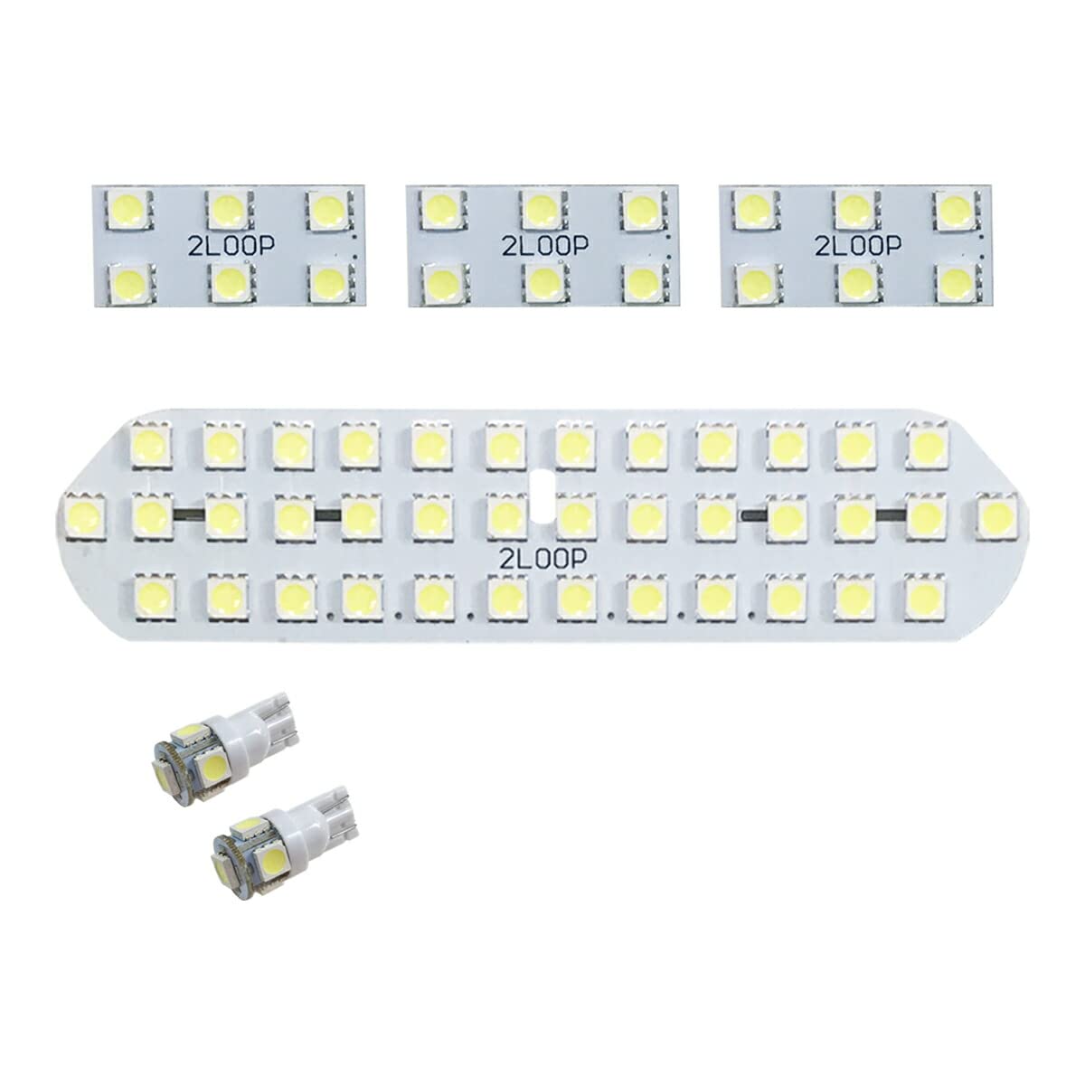 2LOOP SMD Vitz серия ранние светодиодные лампы салона чисто белый свет 3-чиповые 6 штук KSP130/NCP130/SCP130 -
2LOOP SMD Vitz серия ранние светодиодные лампы салона чисто белый свет 3-чиповые 6 штук KSP130/NCP130/SCP130 -