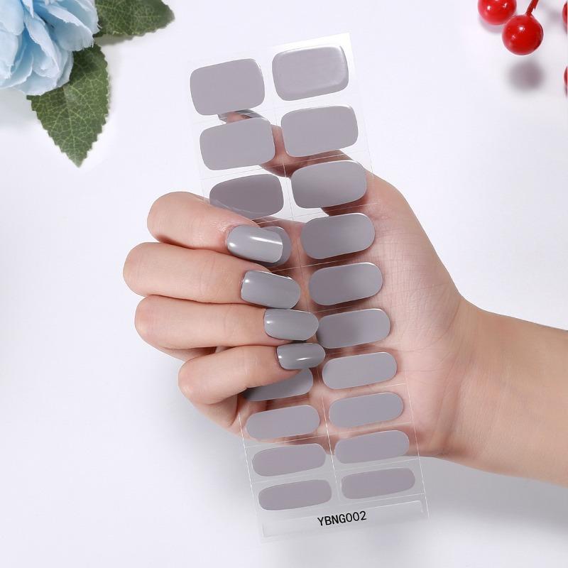 Gel Light Nail Stickers 20 Nail Polish Glue Light Therapy Nail Stickers Full Gel Semi-baked Nail Stickers YBNG002
Gel Light Nail Stickers 20 Nail Polish Glue Light Therapy Nail Stickers Full Gel Semi-baked Nail Stickers YBNG002
