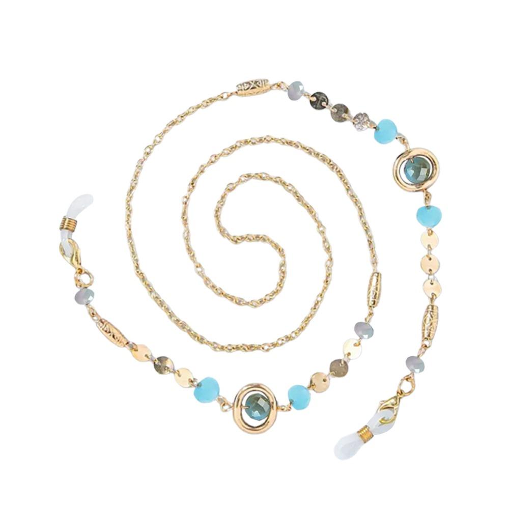 Rhinestone Reading Glasses Chain Metal Ocean Blue Sunglass Lanyard Straps Anti-Loss Anti-Slip Glasses Hanging Chain Women озеро синього кольору
Rhinestone Reading Glasses Chain Metal Ocean Blue Sunglass Lanyard Straps Anti-Loss Anti-Slip Glasses Hanging Chain Women озеро синього кольору