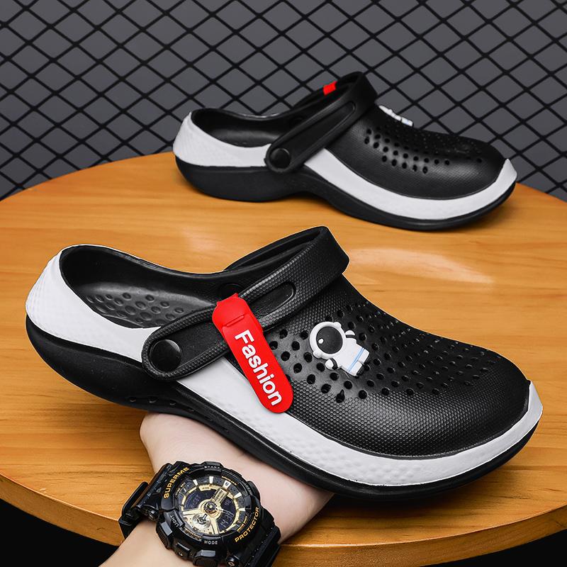 Sandals for Men Black White Breathable Home Slippers Outdoor Fashion Garden Shoes Clogs Couple Beach Shoes Women Sandals
Sandals for Men Black White Breathable Home Slippers Outdoor Fashion Garden Shoes Clogs Couple Beach Shoes Women Sandals
