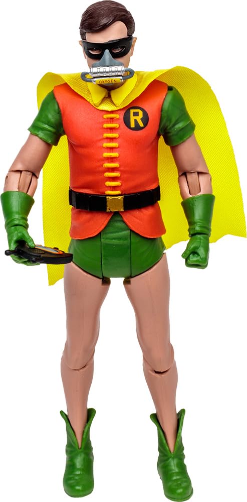 DC Comics DC Retro TV Drama Batman 1966 TV Series Robin 6 дюймов Фигурка #20 (Кислородная маска)
DC Comics DC Retro TV Drama Batman 1966 TV Series Robin 6 дюймов Фигурка #20 (Кислородная маска)