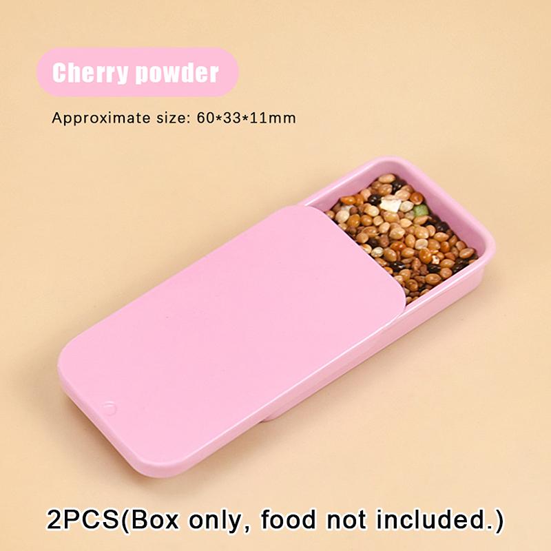 2Pcs Mini Iron Can Food Storage Box Parrot Handheld Feeder Tank Birds Intelligence Training Educational Toy as the picture
2Pcs Mini Iron Can Food Storage Box Parrot Handheld Feeder Tank Birds Intelligence Training Educational Toy as the picture