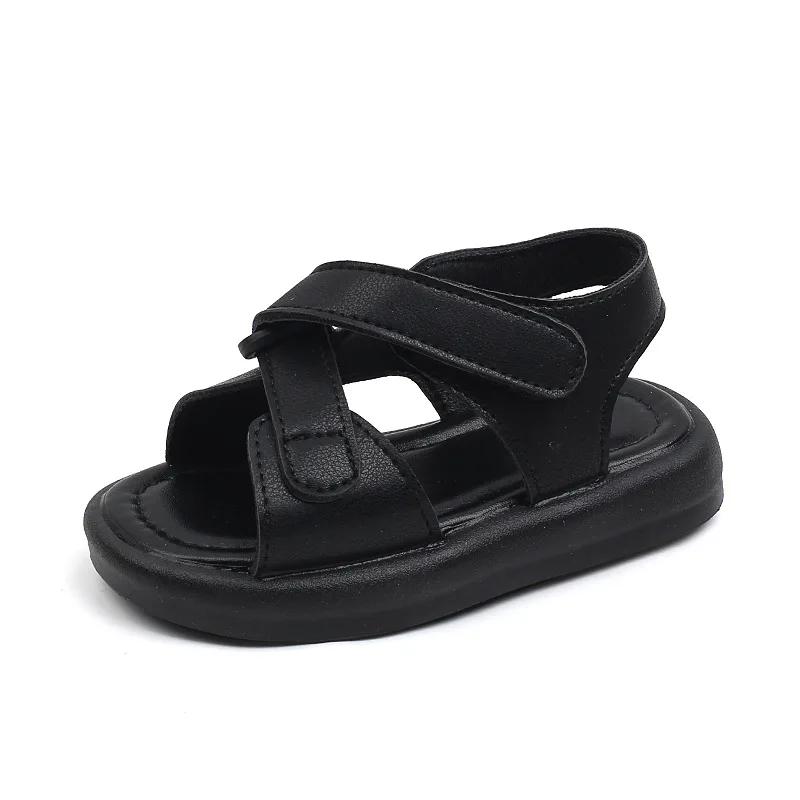 Cross-tied Baby Gladiator Sandals for Girls Black Beige PU Leather Kids Shoes Boy Student Holiday Sea Vacation Beach Shoe G03122 21 чорний
Cross-tied Baby Gladiator Sandals for Girls Black Beige PU Leather Kids Shoes Boy Student Holiday Sea Vacation Beach Shoe G03122 21 чорний