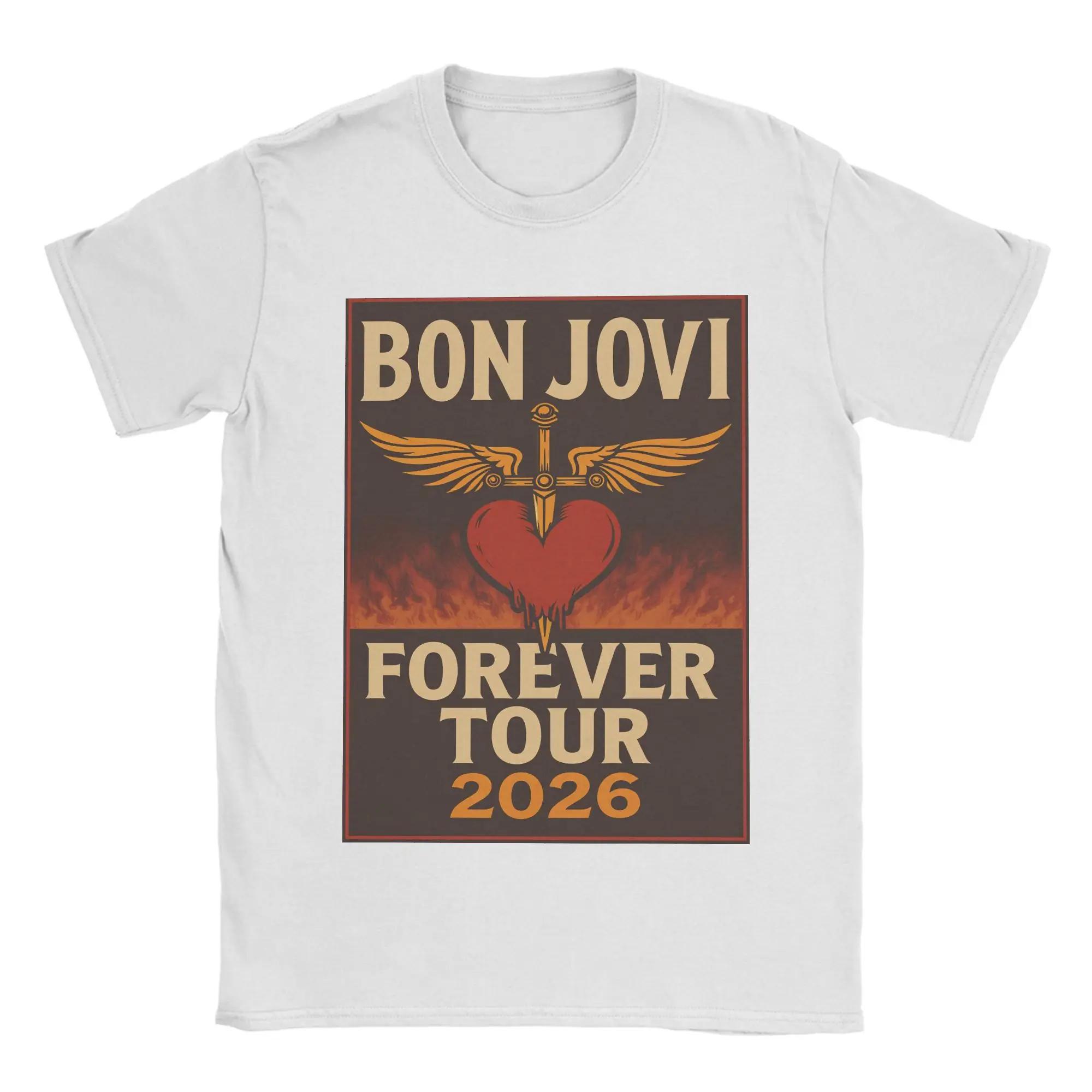 Harajuku T Shirt Summer Bon Jovi Keep The Faith World Tour Cotton Tshirt for Unisex Women Awesome Wholesale Short Sleeve Tees 4XL
Harajuku T Shirt Summer Bon Jovi Keep The Faith World Tour Cotton Tshirt for Unisex Women Awesome Wholesale Short Sleeve Tees 4XL