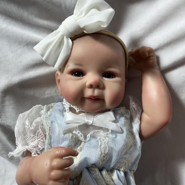 48cm Full Vinyl Simulation Baby Rebirth Doll Cute Early Education Companion Doll дитини синього кольору
48cm Full Vinyl Simulation Baby Rebirth Doll Cute Early Education Companion Doll дитини синього кольору