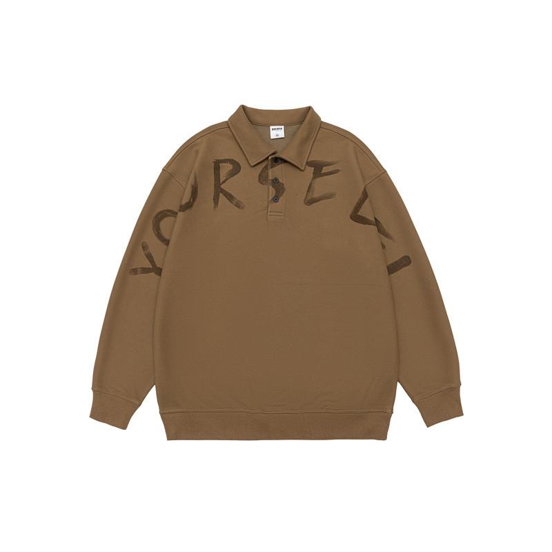 380G Тяжелый свитер Мужская осенняя модная брендовая свободная куртка с лацканами и буквенным принтом Поло с длинным рукавом 4XL кофейный
380G Тяжелый свитер Мужская осенняя модная брендовая свободная куртка с лацканами и буквенным принтом Поло с длинным рукавом 4XL кофейный