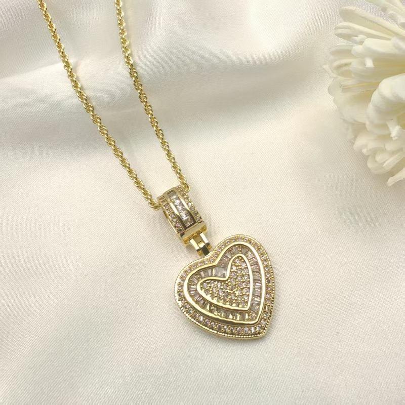 Meier Bestselling rock candy heart pendant necklace - european & american ins style, versatile copper inlaid with cubic zirconia heart jewelry золотой
Meier Bestselling rock candy heart pendant necklace - european & american ins style, versatile copper inlaid with cubic zirconia heart jewelry золотой