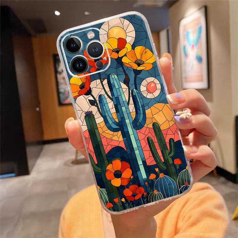 Phone Case Carcasa Funda For iPhone 17 Pro Max Air 16 15 14 13 Pro Max 15 16 Pro 15Plus 16E Cactus Flower Case iphone 14
Phone Case Carcasa Funda For iPhone 17 Pro Max Air 16 15 14 13 Pro Max 15 16 Pro 15Plus 16E Cactus Flower Case iphone 14