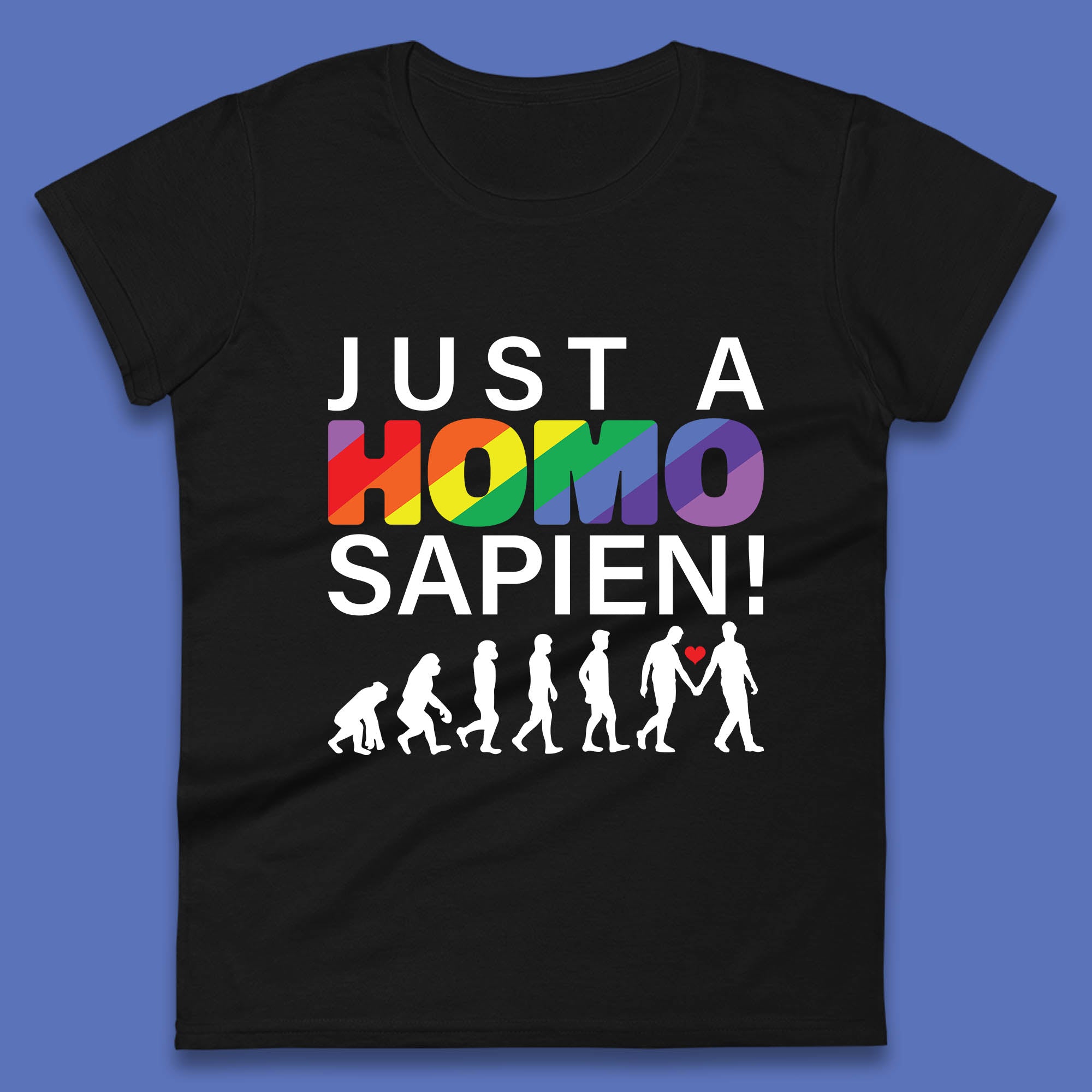 Just A Homo Sapien To Homo Erectus Evolution To Homo LGBTQ Funny Gay Pride Womens Tee T Shirt Mens Tops Unisex Top M
Just A Homo Sapien To Homo Erectus Evolution To Homo LGBTQ Funny Gay Pride Womens Tee T Shirt Mens Tops Unisex Top M