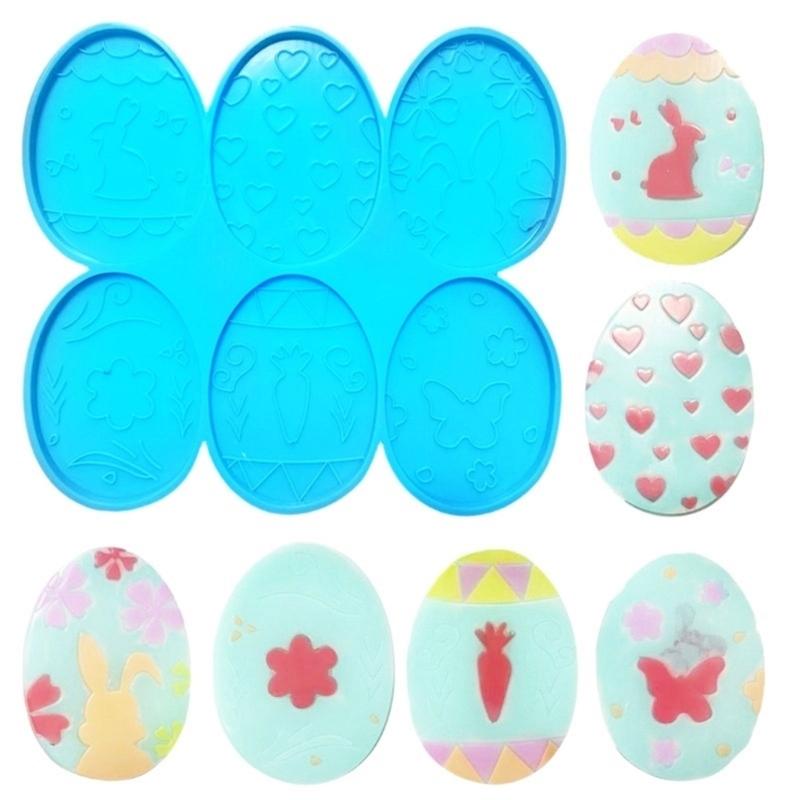 Easter Eggs Keychain Pendant Mold Cement Concrete Mold Exploy Resin Molds Silicone Earring Molds Jewelry Making Tool
Easter Eggs Keychain Pendant Mold Cement Concrete Mold Exploy Resin Molds Silicone Earring Molds Jewelry Making Tool