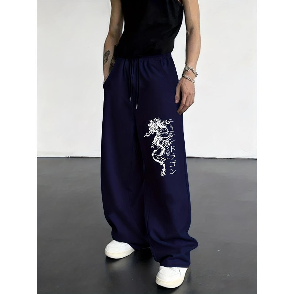 Men s Dragon Print Drawstring Waistband Sports Pants, Regular Casual and Comfortable Jogging Pants, Classic Sports Pants XXL
Men s Dragon Print Drawstring Waistband Sports Pants, Regular Casual and Comfortable Jogging Pants, Classic Sports Pants XXL