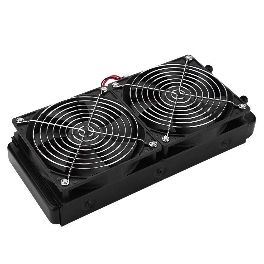 Mugast Lightweight, Durable Heat Exchanger Radiator for Computer CPUs, 18-Tube Water Cooling System with Fan
Mugast Lightweight, Durable Heat Exchanger Radiator for Computer CPUs, 18-Tube Water Cooling System with Fan