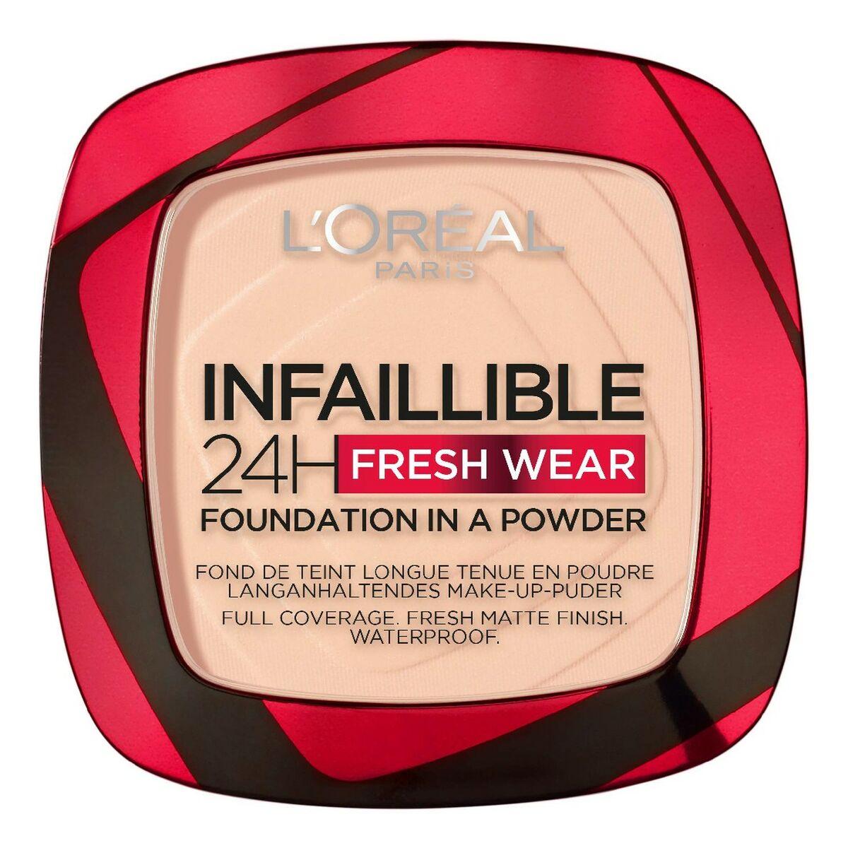 L Oreal Make Up Infallible 24h Fresh Wear пудровая основа под макияж AA187501 (9 г)
L Oreal Make Up Infallible 24h Fresh Wear пудровая основа под макияж AA187501 (9 г)