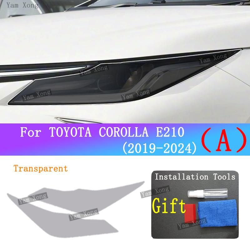 For TOYOTA COROLLA E210 Auto Exterior Front Lamp Transparent Protective Anti-Scratch Film Headlight Light Black Wrap Cover Films (A)-Transparent
For TOYOTA COROLLA E210 Auto Exterior Front Lamp Transparent Protective Anti-Scratch Film Headlight Light Black Wrap Cover Films (A)-Transparent