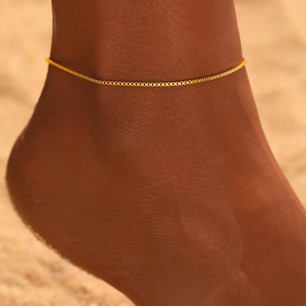 Stainless Steel Anklets Minimalist Popular Design Adjustable link Chain Non-fade For Women Everyday Wear Length 21cm+5cm
Stainless Steel Anklets Minimalist Popular Design Adjustable link Chain Non-fade For Women Everyday Wear Length 21cm+5cm