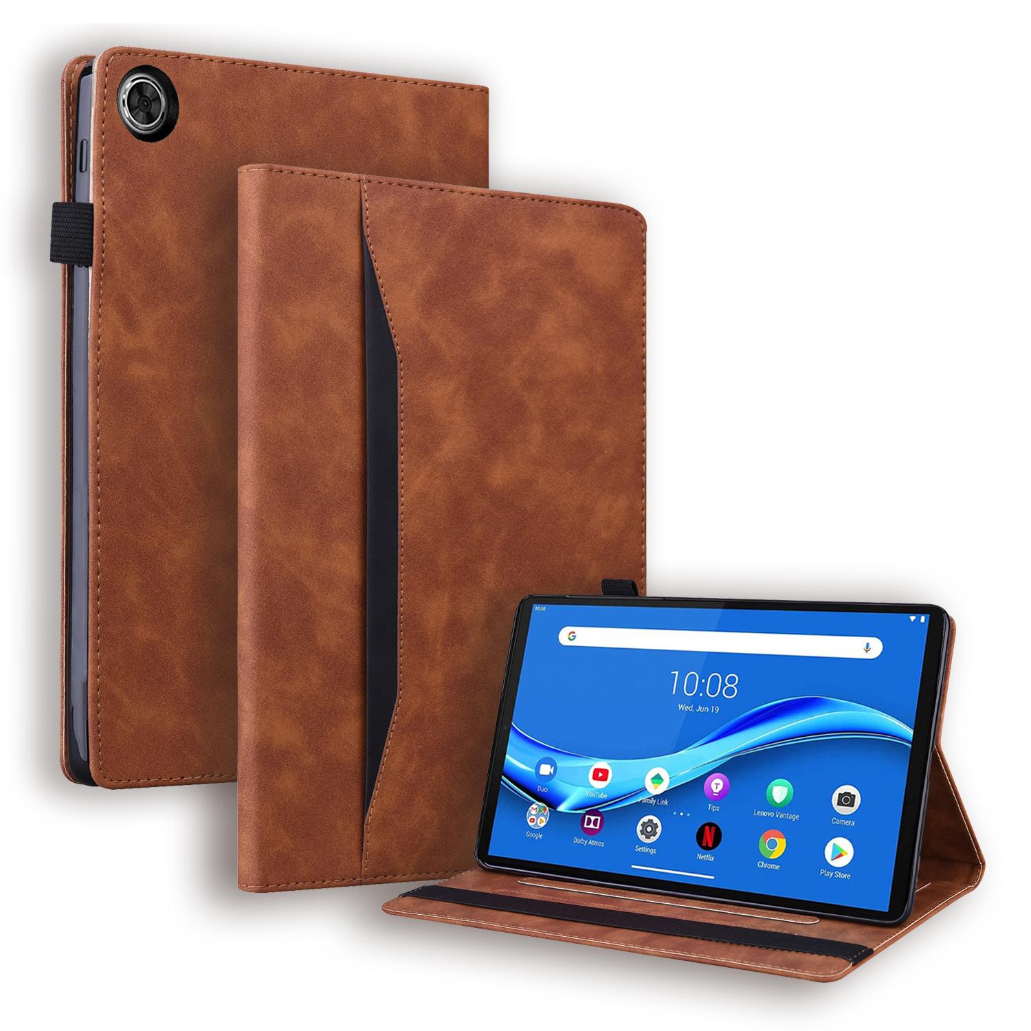For Lenovo K9/Tab One Case PU Leather Protective Folio Tablet Cover with Card Holder Brown
For Lenovo K9/Tab One Case PU Leather Protective Folio Tablet Cover with Card Holder Brown