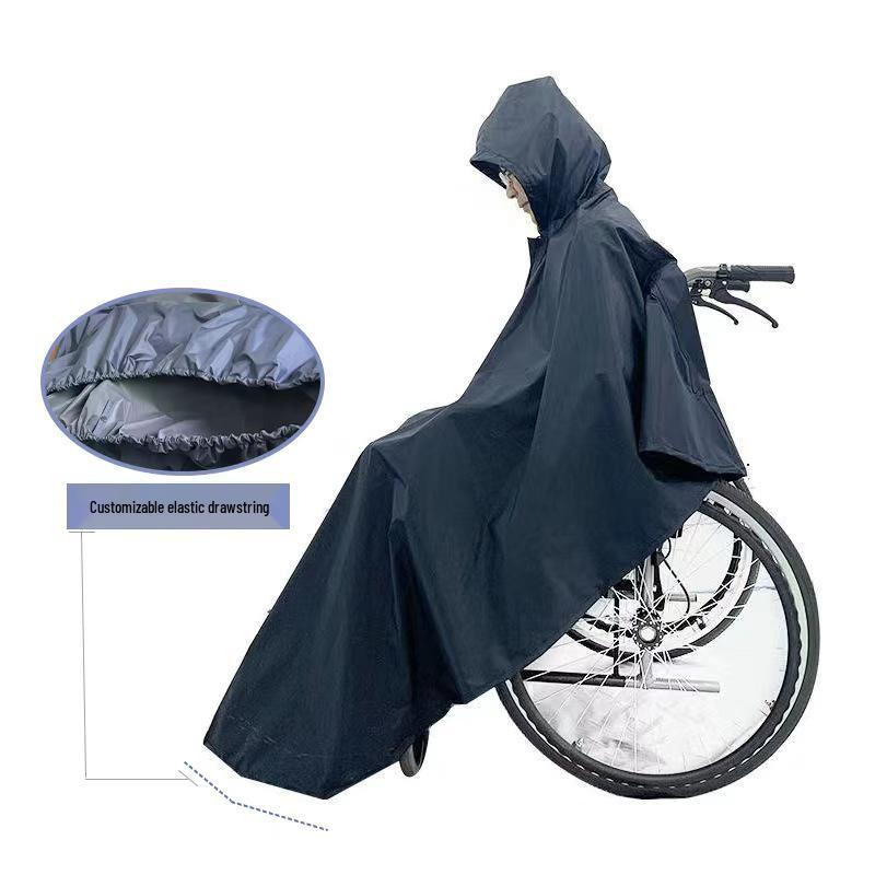 Reflective Polyester Mobility Scooter Raincoat for Disabled and Elderly One Size Fits 40-100kg
Reflective Polyester Mobility Scooter Raincoat for Disabled and Elderly One Size Fits 40-100kg
