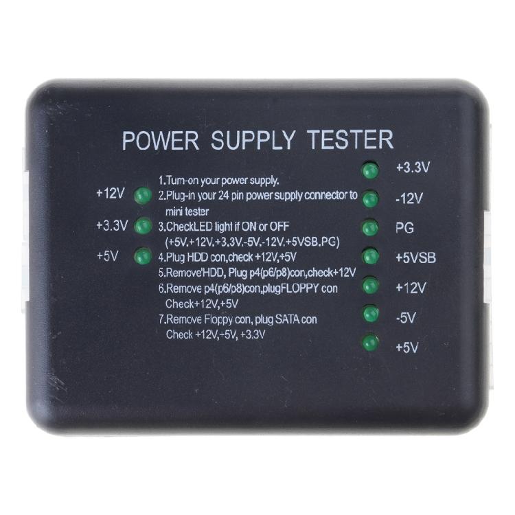 Power Supply Computer Host Inspection and Maintenance Tester Tool with LED Diagnostic PC Power Supply Tester 1
Power Supply Computer Host Inspection and Maintenance Tester Tool with LED Diagnostic PC Power Supply Tester 1