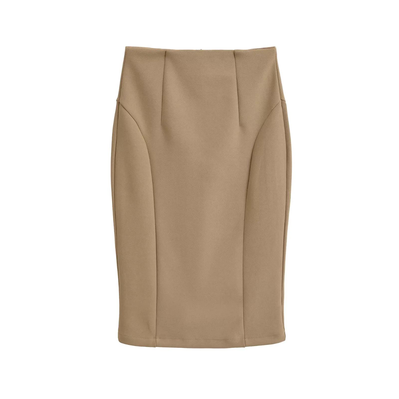 Retro American Slim Fit High-Waisted Midi Pencil Skirt with Back Slit - Women s Autumn Collection Medium
Retro American Slim Fit High-Waisted Midi Pencil Skirt with Back Slit - Women s Autumn Collection Medium