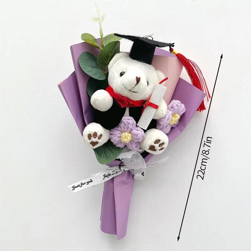 Creative Doctor Bear Plush Yarn Flower Bouquet - Perfect Birthday Gift for Classmates, Teachers, Graduation фиолетовый
Creative Doctor Bear Plush Yarn Flower Bouquet - Perfect Birthday Gift for Classmates, Teachers, Graduation фиолетовый