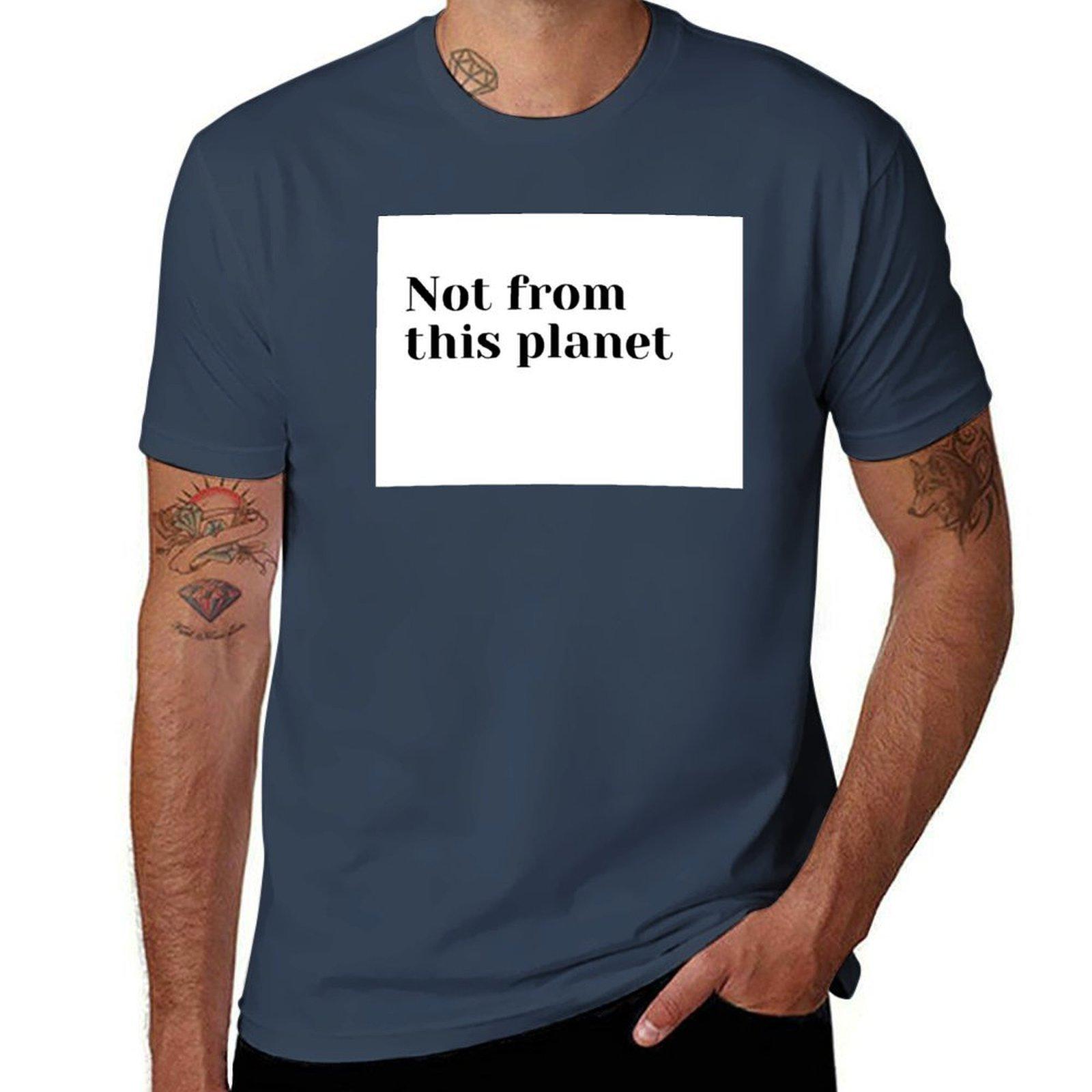 Not from this planet TShirt Simple Casual Short Sleeve Tee S
Not from this planet TShirt Simple Casual Short Sleeve Tee S