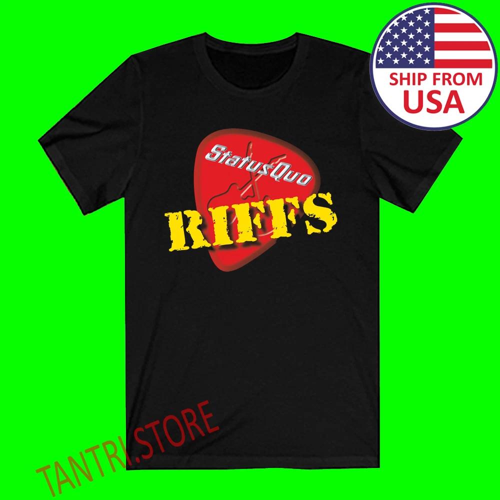 Status Quo Riffs Men s Black Size S to 3XL S
Status Quo Riffs Men s Black Size S to 3XL S