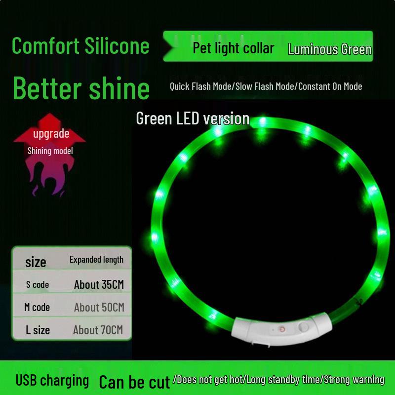 Перезаряжаемый светящийся ошейник для собаки: Ночник против потери для маленьких, средних и крупных собак S, 35cm, 5-10kg, Adjustable
Перезаряжаемый светящийся ошейник для собаки: Ночник против потери для маленьких, средних и крупных собак S, 35cm, 5-10kg, Adjustable