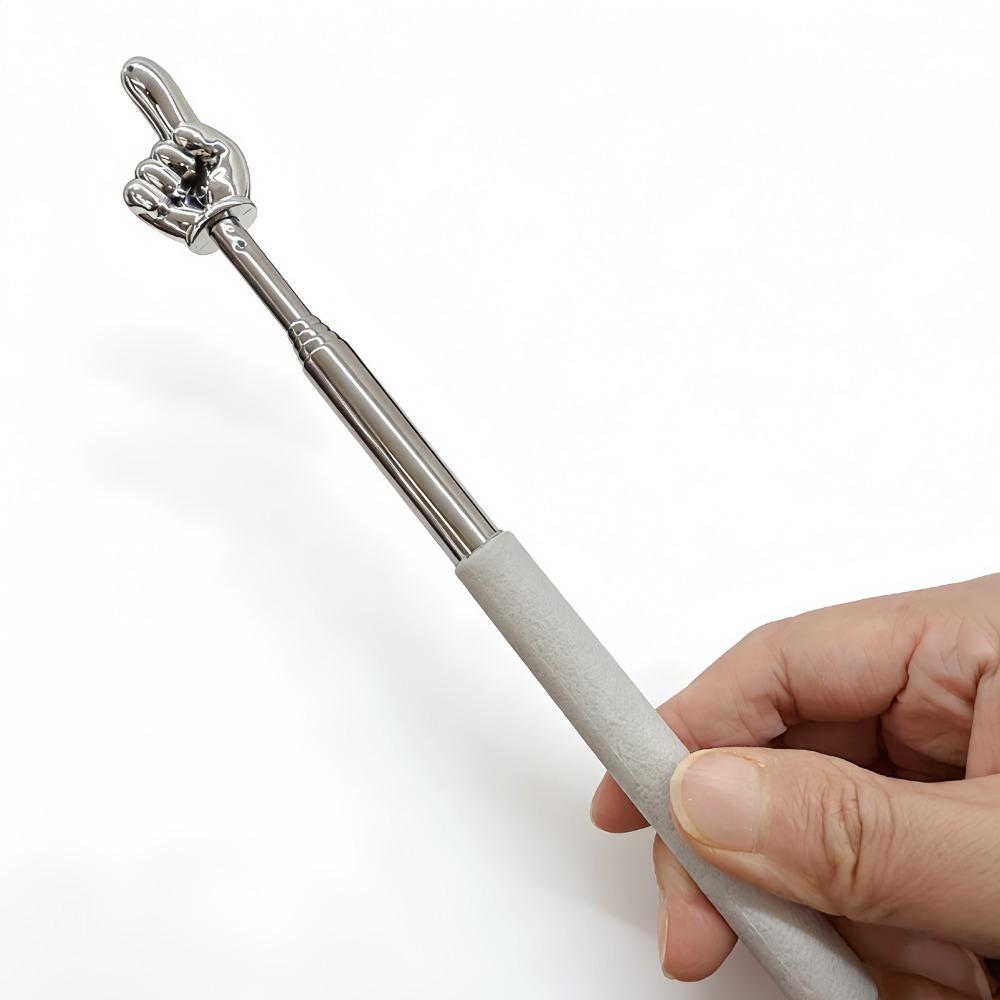 Portable Non-Slip Handle Retractable Reading Stick Finger Design Extendable Teaching Pointer Pointing Rod Reading
Portable Non-Slip Handle Retractable Reading Stick Finger Design Extendable Teaching Pointer Pointing Rod Reading